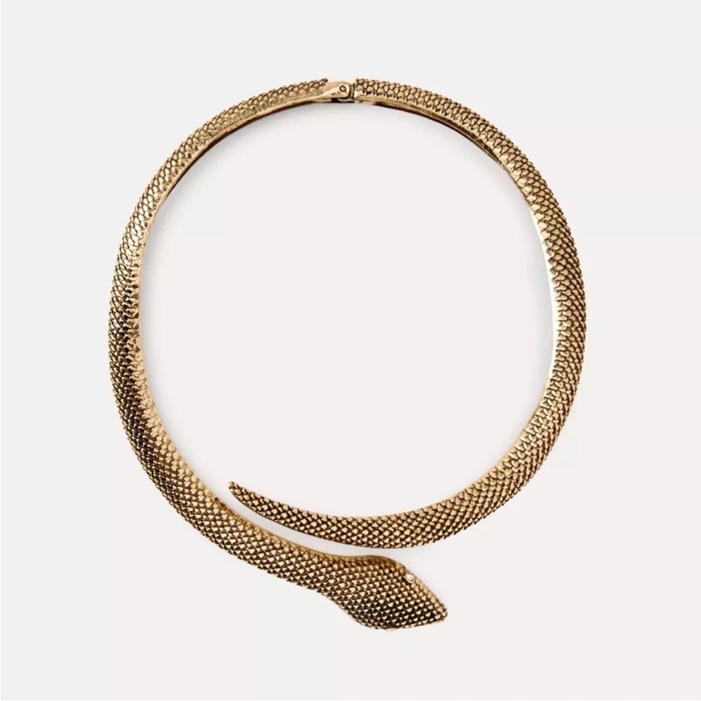 Zara NEW snake choker necklace 1856/077